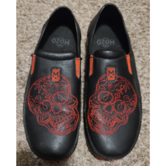 Mozo Skull Shoes Chef Restaurant Mens 9 